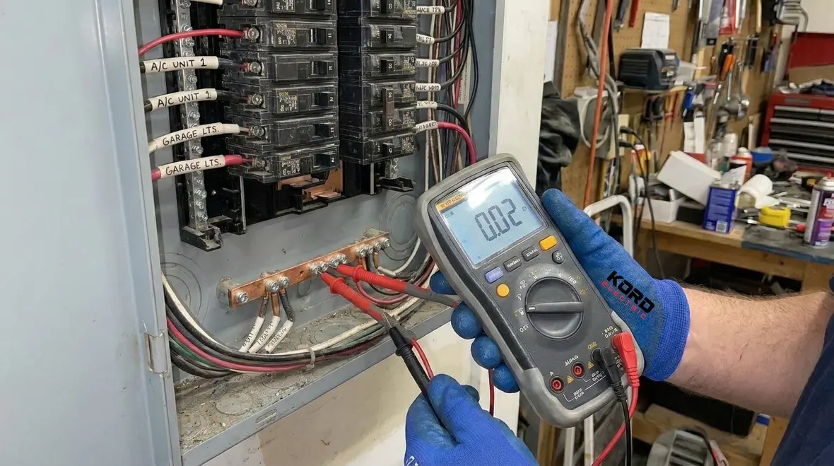 Pool electrical control equipment laid out for NEC-compliant installation