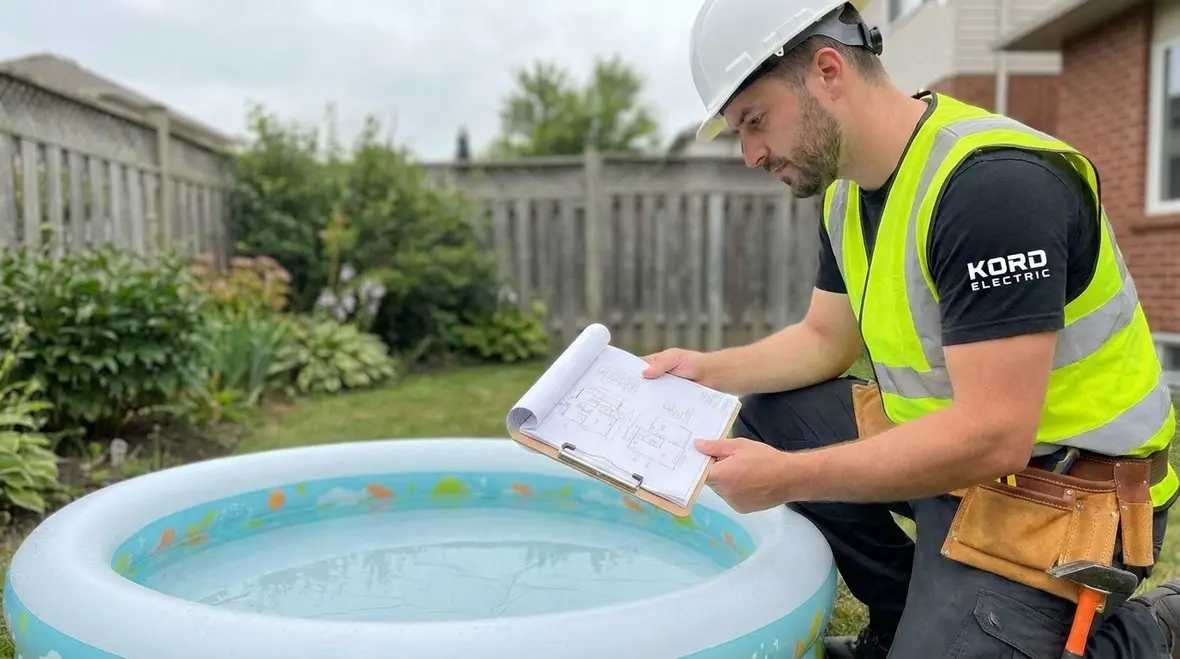 Commercial wading pool electrical equipment designed to NFPA 70 standards