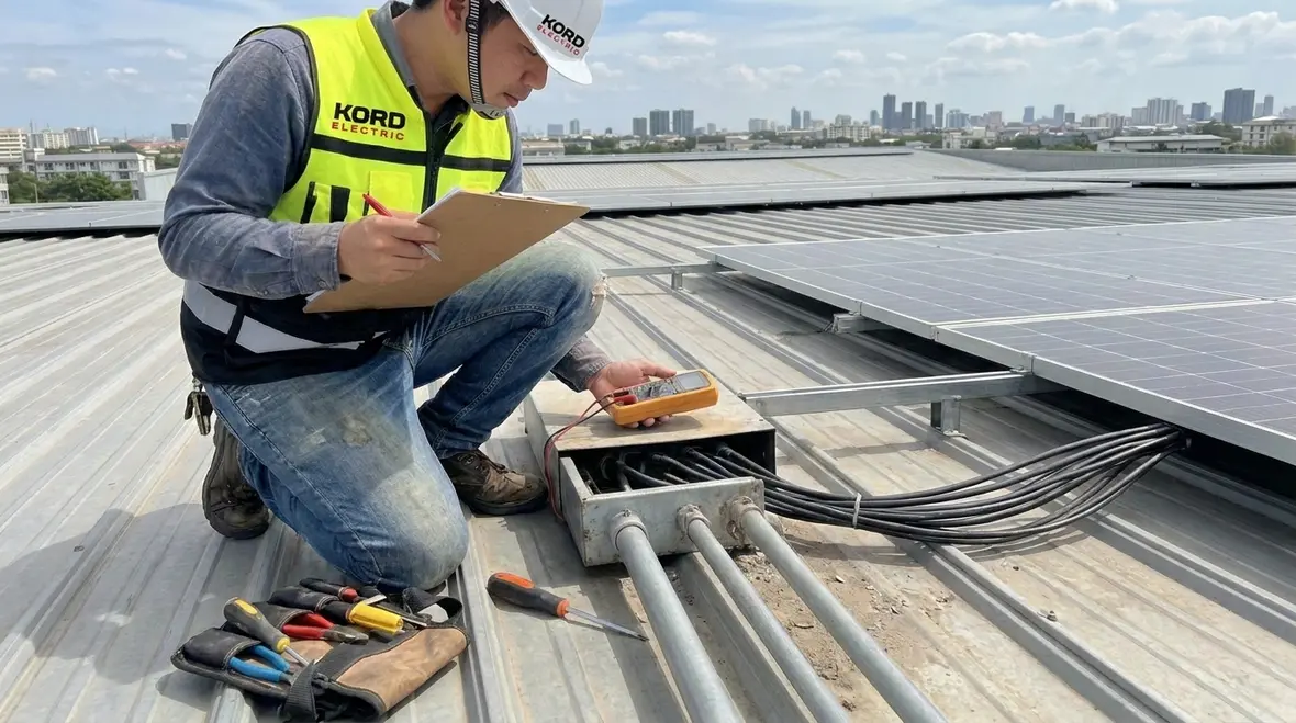 PV combiner boxes and wiring designed for NEC 690.11 arc-fault protection