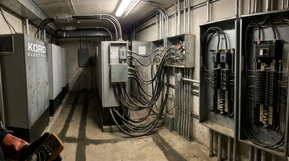 Commercial switchgear room integrating NEC Section 690.6 AC PV circuits