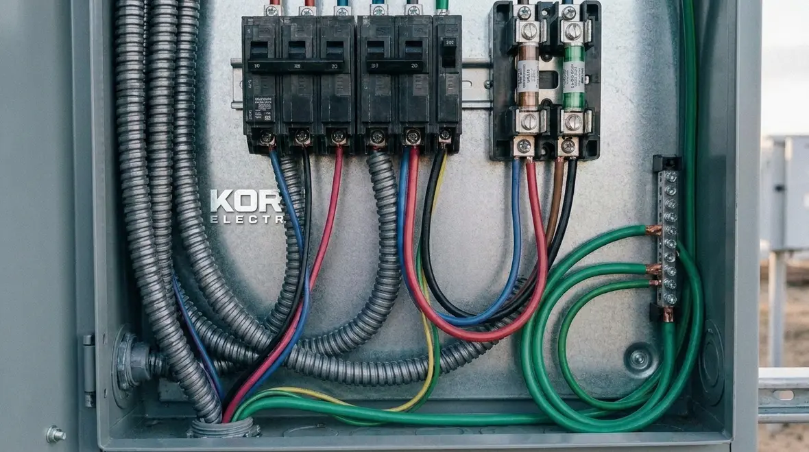 PV system rapid shutdown and labeling layout for facility operations teams