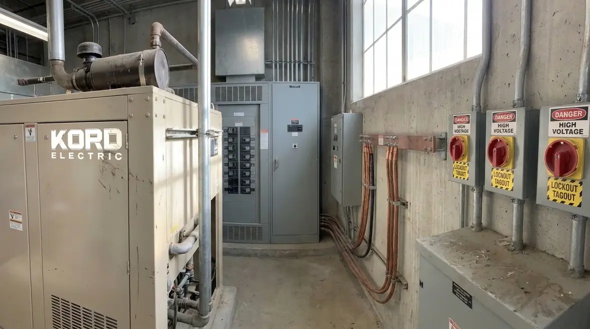 Fuel cell power path and protection design in commercial facility