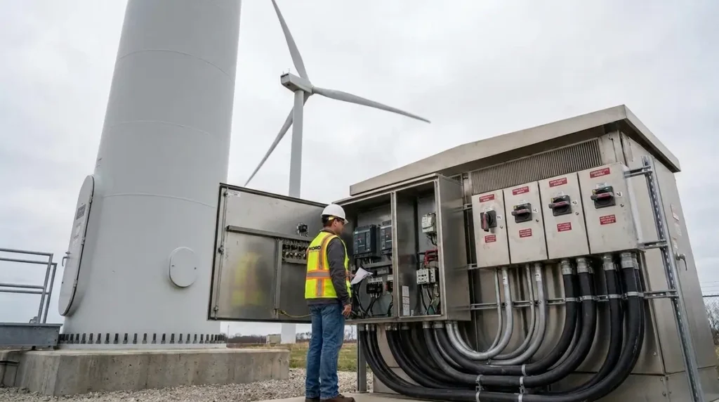 NEC Section 694.10 Wind Turbine Maximum Voltage Protection