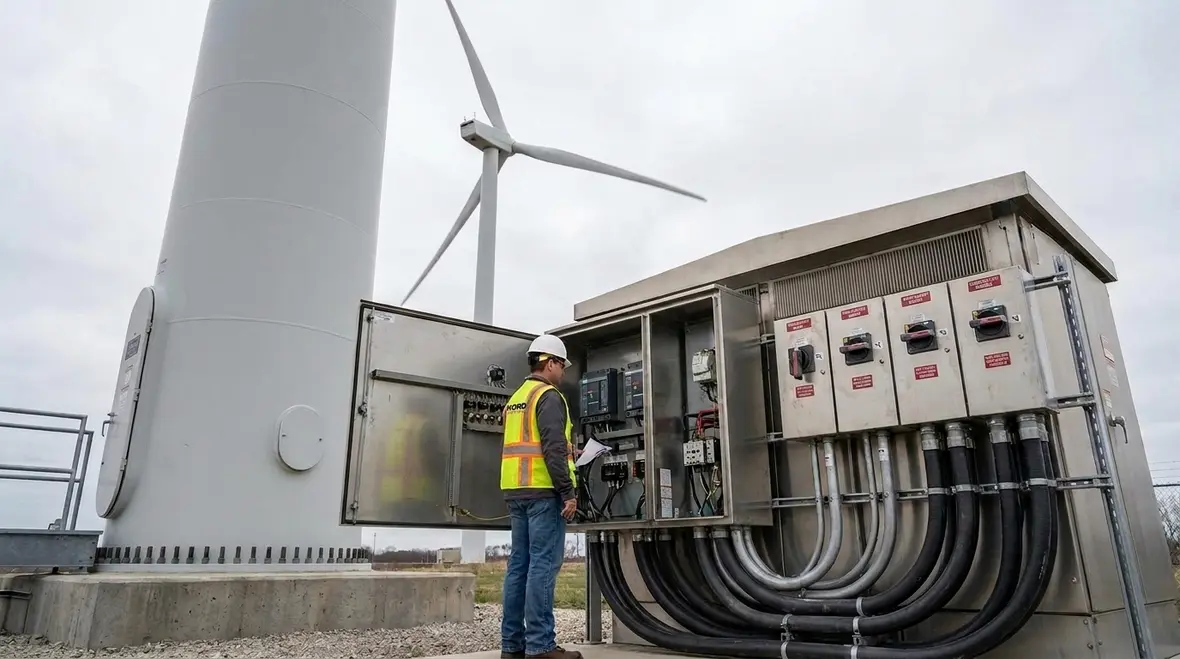 NEC Section 694.10 wind turbine maximum voltage