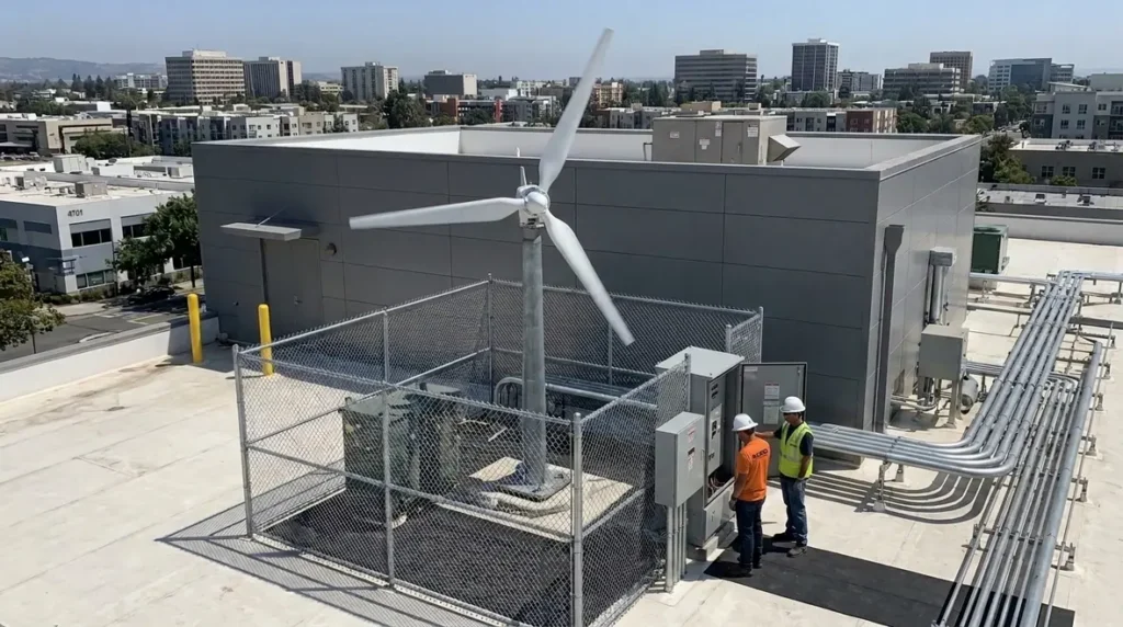NEC 694.60 Interactive Wind Equipment Compliance for Commercial