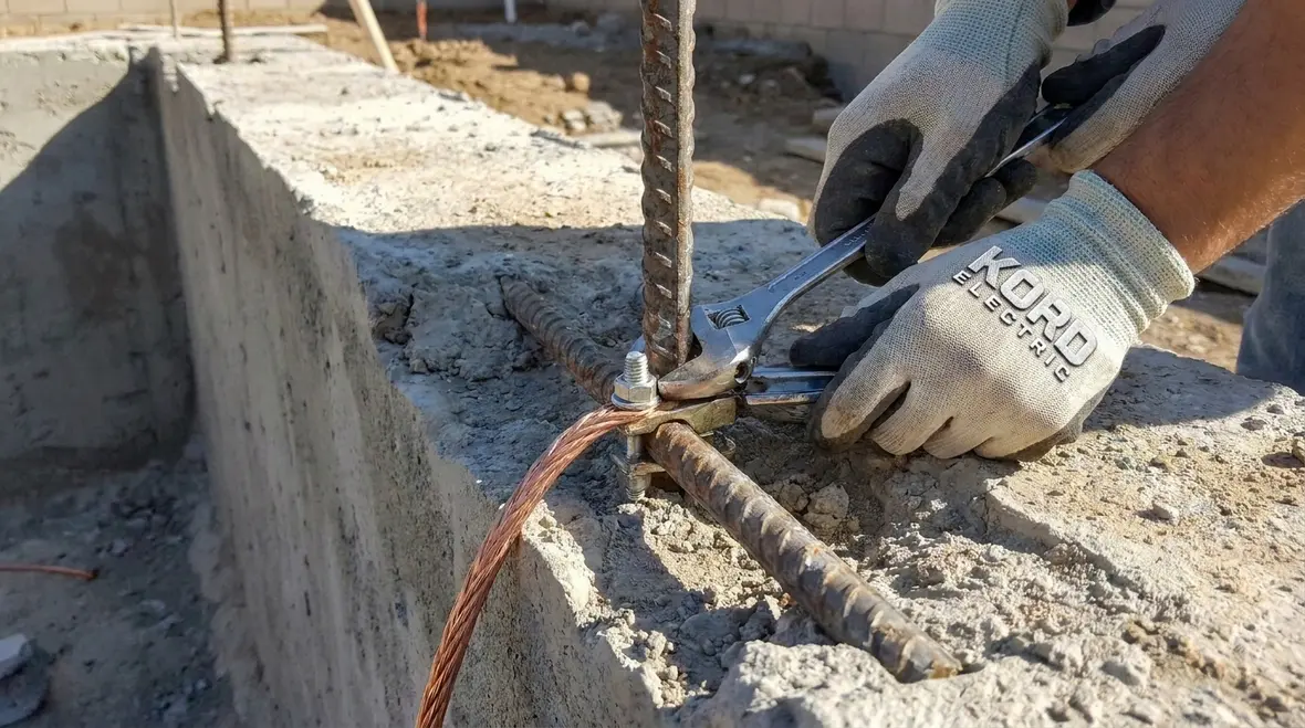 Grounding and bonding conductors routed for pool electrical safety