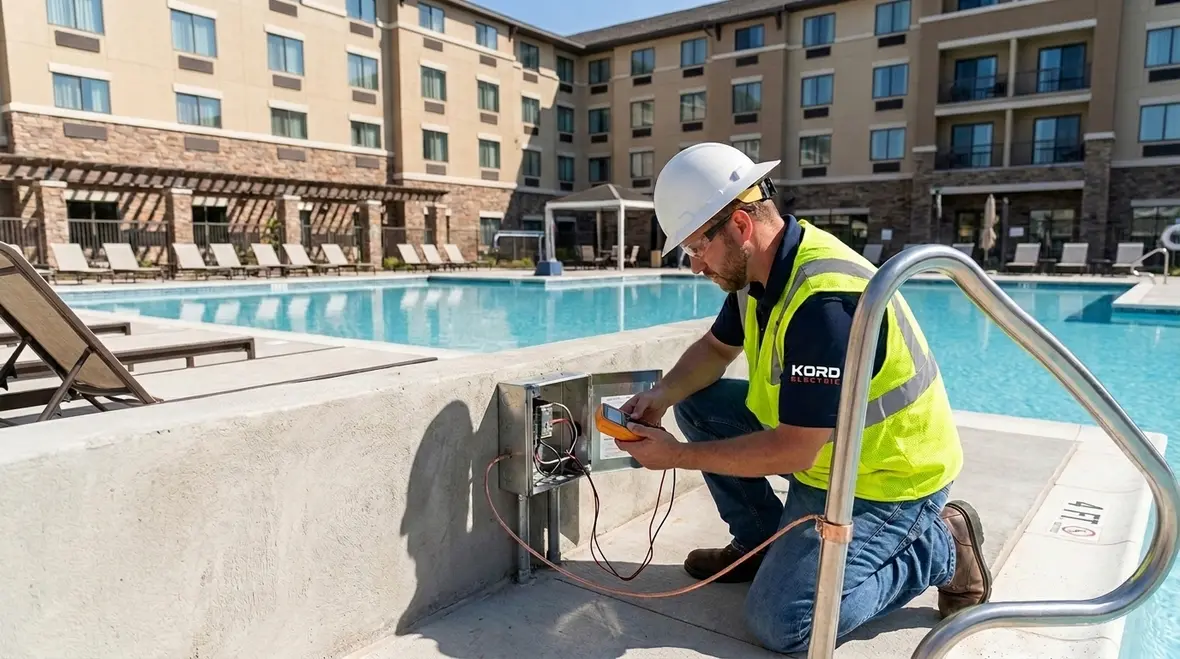 NFPA 70 Section 680.20 swimming pool electrical
