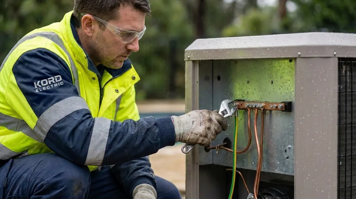 Bonding, grounding, and conduit routing near commercial pool equipment