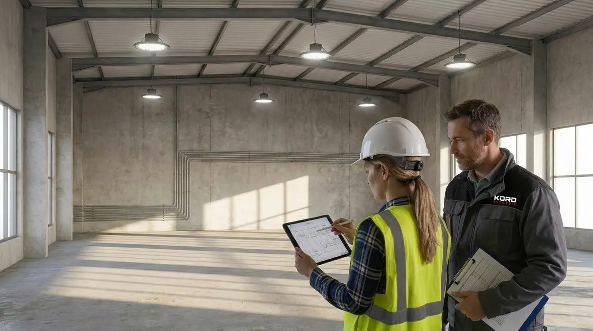 Engineer reviewing National Electrical Code NFPA 70 requirements for spa lighting