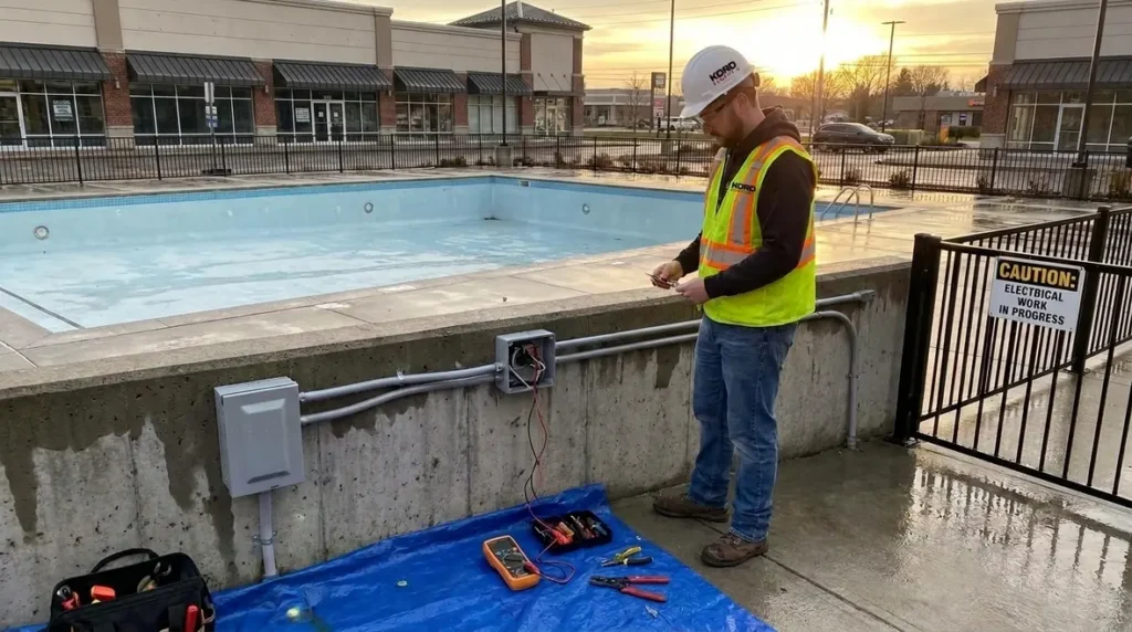 NFPA 70 Section 680.42 Wading Pool Outdoor Wiring