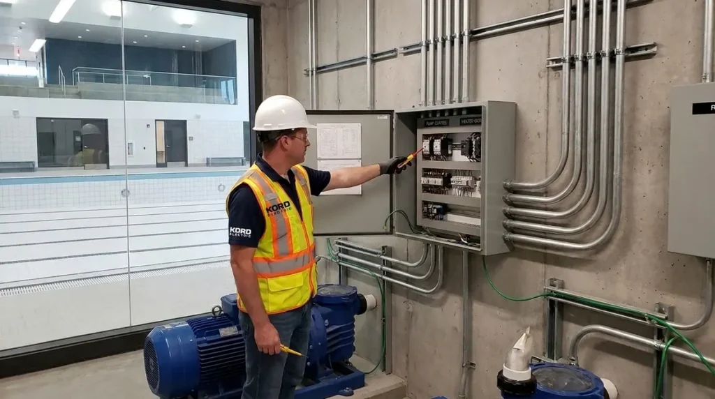 NFPA 70 Section 680.72 Spectator Tub Equipment Compliance