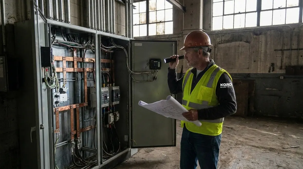Industrial electrode installation protected against heating during ground-fault conditions