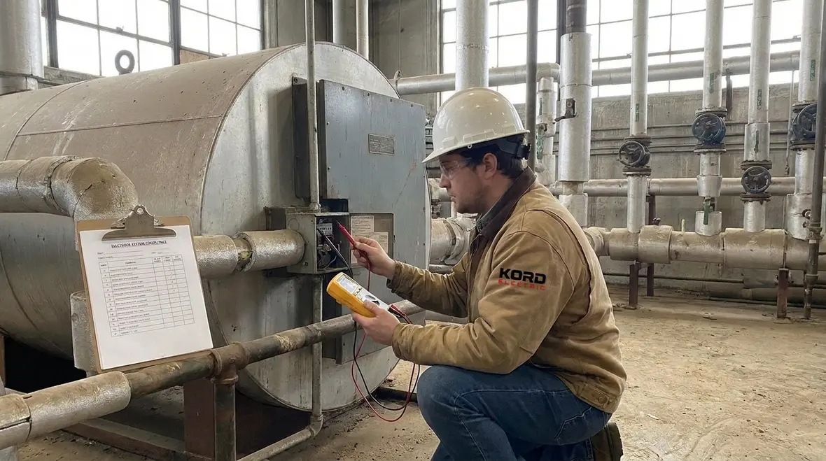 Planning industrial electrical project that includes electrode heating