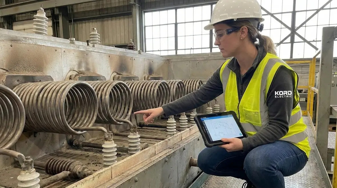 Example of industrial electrical mistakes that can affect electrode heating