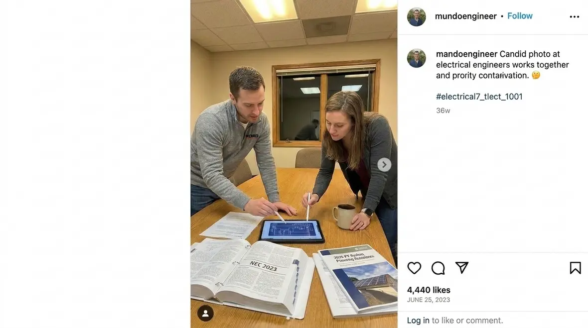 Engineer planning NEC 2026 compliant PV system interconnections