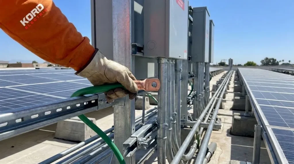 NFPA 70 Section 690.45 PV Grounding Conductor Size for Solar