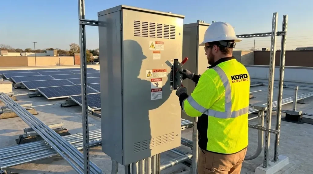 NFPA 70 Section 691.9 PV Station Isolation Disconnect