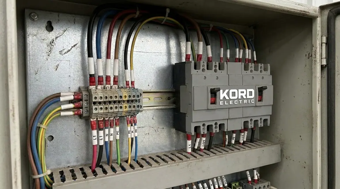 Coordinated fuel cell protection devices laid out in commercial switchgear