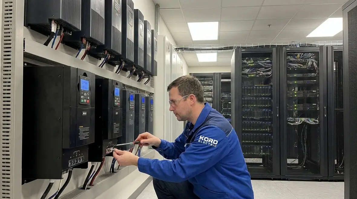Wind turbine disconnects and grounding paths laid out for safe maintenance access