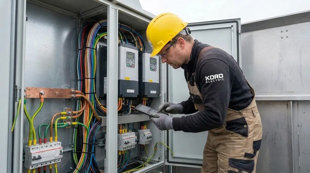 Wind electric system electrical equipment inspected for NFPA 70 Section 694.1 wind electric scope compliance