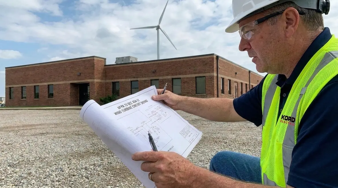 Commissioning tests validating wind turbine overcurrent protection