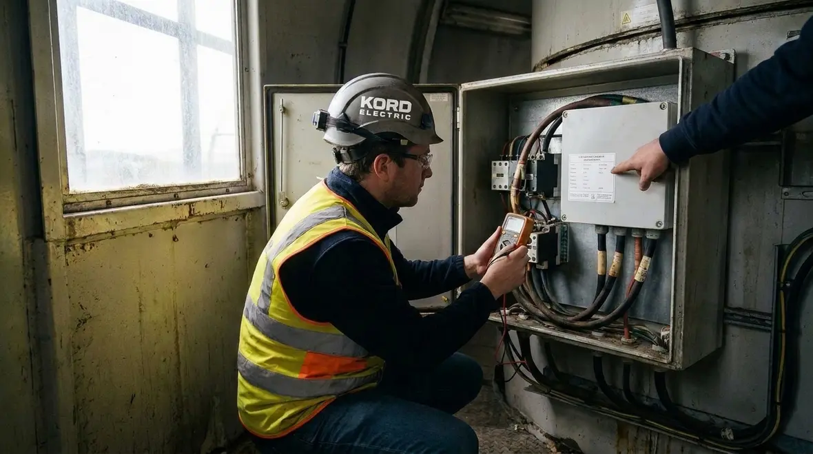 Commercial wind turbine electrical construction compliant with NFPA 70 Section 694.7