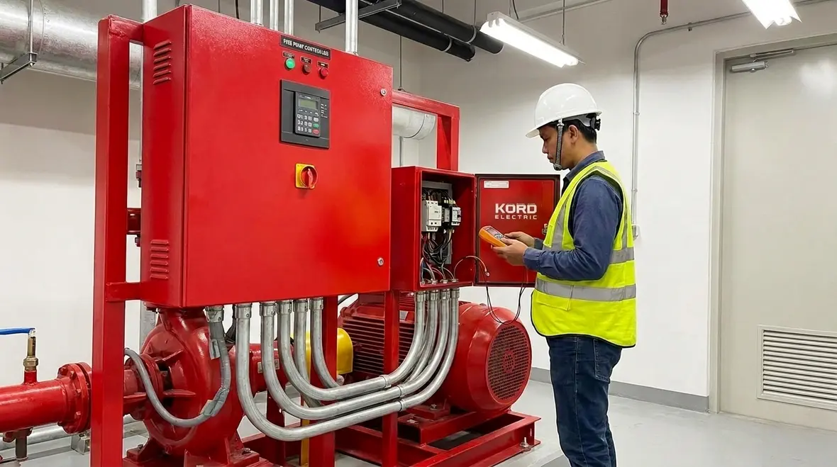 NFPA 70 Section 695.1 fire pump electrical scope