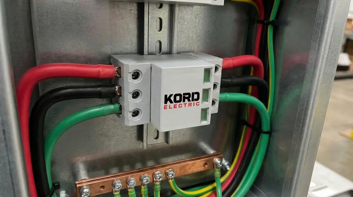 Coordinated surge protective devices serving a fire pump controller